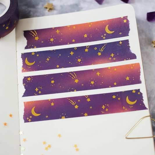 galaxy foil washi tape