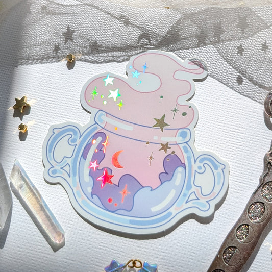 glassy cauldron sticker (patreon leftover)