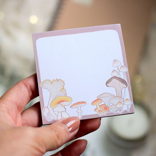 mushrooms notepad