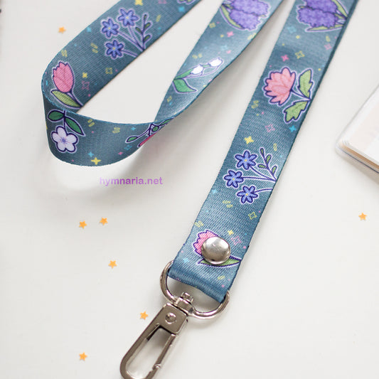 blooms lanyard