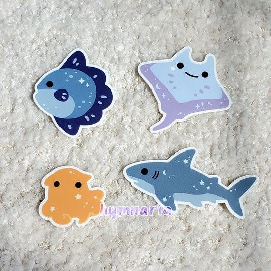 fish friends sticker pack