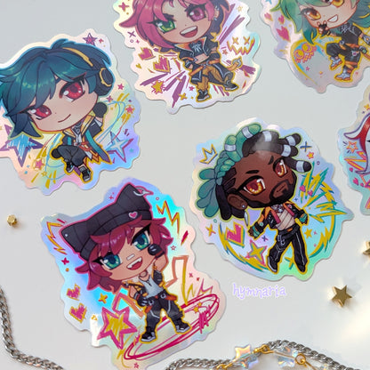 heartsteel stickers (holo)