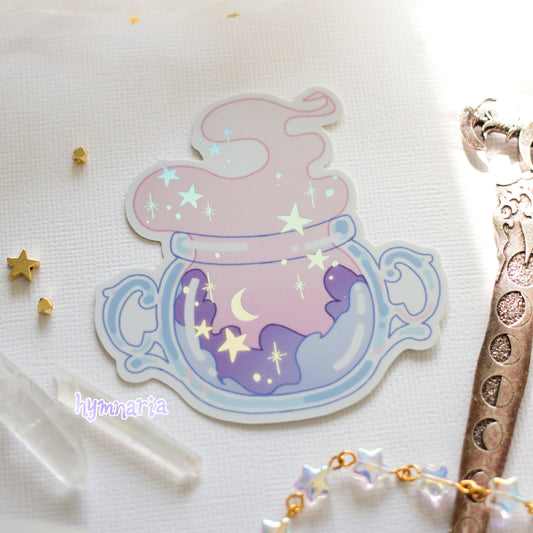 glassy cauldron sticker (patreon leftover)