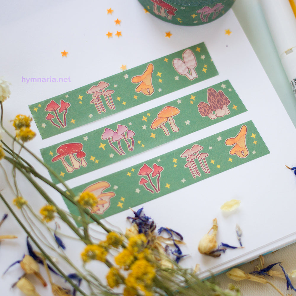 mushrooms washi tape