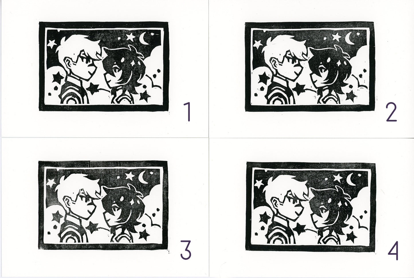 sheith linocut prints