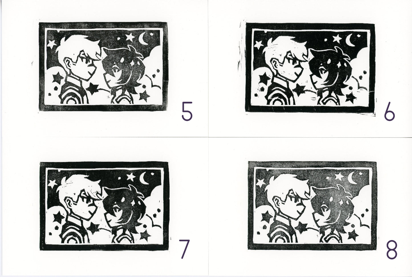 sheith linocut prints